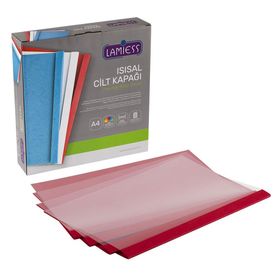 Lamiess 1.5 mm 100'lü Kırmızı Isısal Cilt Kapağı