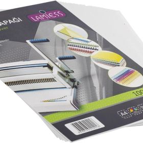 Lamiess 100'lü Beyaz A-4 160 Mıc. Opak Cilt Kapağı