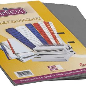 Lamiess 100'lü Gri A-4 160 Mıc.Opak Cilt Kapağı