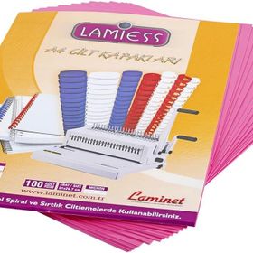 Lamiess 100'lü Pembe A-4 300 Mıc. Pp Cilt Kapağı