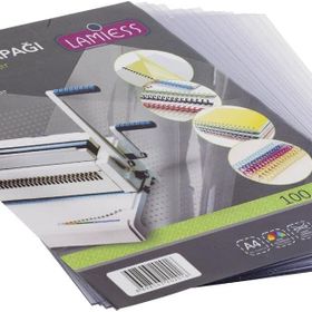 Lamiess 100'lü Şeffaf A-3 160 Mic Opak Cilt Kapağı