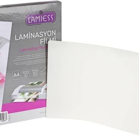 Lamiess 102x170 mm 100'lü 250 Mic Polyester Laminasyon Filmi