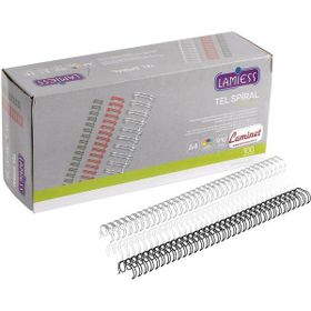 Lamiess 2/1 Şeffaf 50 Adet Tel Spiral