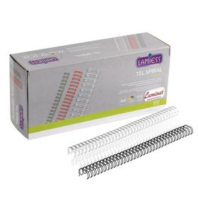 Lamiess 2/1 Şeffaf 50 Adet Tel Spiral