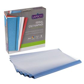 Lamiess 3 mm 100'lü Mavi Isısal Cilt Kapağı