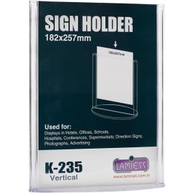 Lamiess K-235 3'lü Dikey Masaüstü Reklam Panosu