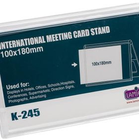 Lamiess K-245 3'lü Yatay Masaüstü Reklam Panosu