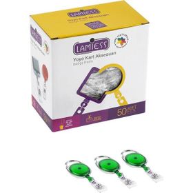 Lamiess Lms 154 50'li Şeffaf Yeşil Çelik Bordürlü Oval Yoyo
