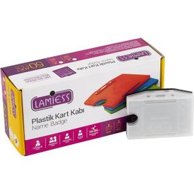 Lamiess Lms 214 50'li Şeffaf Yatay Plastik Kart Kabı