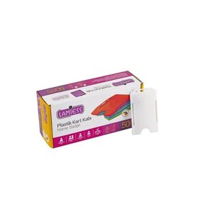 Lamiess Lms 217 50'li Beyaz Dikey Plastik Kart Kabı