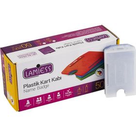 Lamiess LMS 217 50'li Şeffaf Dikey Plastik Kart Kabı