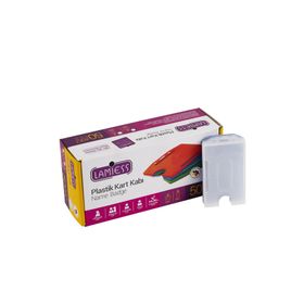 Lamiess LMS 217 50'li Şeffaf Dikey Plastik Kart Kabı