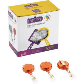 Lamiess Lms 351 50'li Şeffaf Turuncu Yuvarlak Yoyo