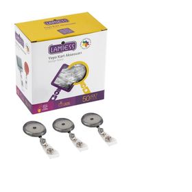 Lamiess LMS 351 Şeffaf Yuvarlak 50'li Yoyo