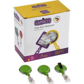 Lamiess Lms 378 50'li Yeşil Çelik Bordürlü Yuvarlak Yoyo