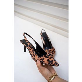 Laminta MARİBEL Leopar Kadın Topuklu Ayakkabı