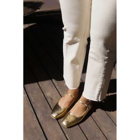 Laminta VERNİS Gold Kadın Babet