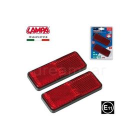 Lampa 20540 E11 Belgeli Kırmızı Dikdörtgen Reflektör