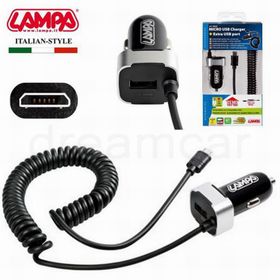 Lampa 38928 2400mA Micro USB Hızlı Araç Şarjı