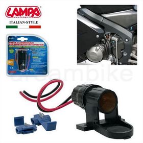 Lampa 39067 P3 Su Geçirmez Yüzeye Monte Çakmak Soketi