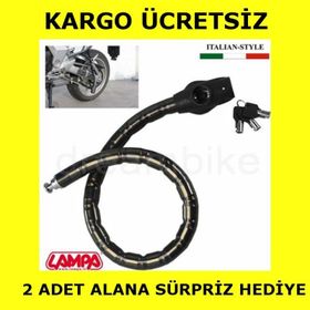 Lampa 65382 Boa 120 cm Çelik Halat Güvenlik Kilidi