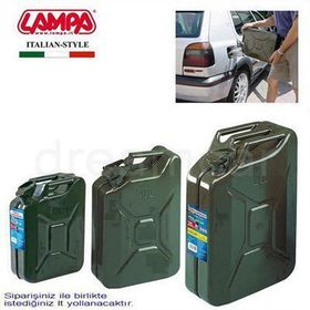 Lampa 67001 Jerry-Can Askeri 10 L Metal Benzin Bidonu