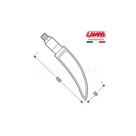 Lampa 90075 Katana Karbon 15 Smd Led Sinyal