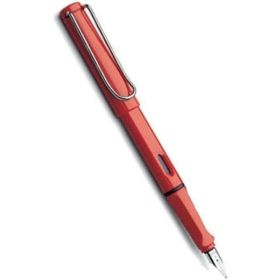 Lamy 16M Kırmızı Safarı Metal Klips M Uç Dolma Kalem