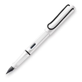 Lamy 19BS-EF Safari Siyah Klips EF Uç Beyaz Dolma Kalem