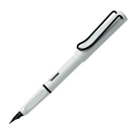 Lamy 19BS-EF Safari Siyah Klips EF Uç Beyaz Dolma Kalem