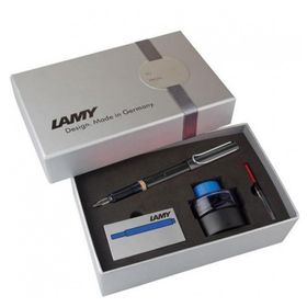 Lamy Al-Star 71DS-M Alüminyum Mat Siyah Dolma Kalem Seti