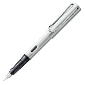 Lamy Al-Star Alüminyum F Uç Whitesilver Gümüş Dolma Kalem