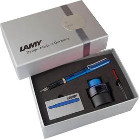 Lamy Al-Star Koyu Mavi Set 28DS-M Dolma Kalem