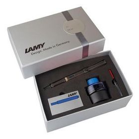 Lamy B2S-17-F Safari Mat Siyah Dolma Kalem Defter Seti