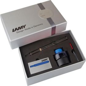 Lamy B2S-17-F Safari Mat Siyah Dolma Kalem Defter Seti