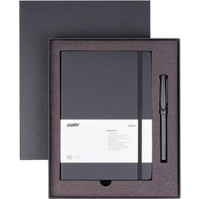 Lamy B3S Yumuşak Kapak 96 Yaprak Çizgili A5 Siyah Defter