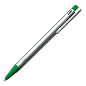 Lamy Logo 205-Y Paslanmaz Çelik Gövdeli Yeşil Tükenmez Kalem