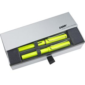 Lamy Safari 43-M-343 Neon Limon Yeşili Kalem Seti