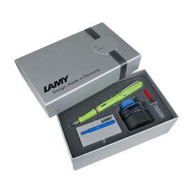 Lamy Safari M G.Kutu Yeşil Dolma Kalem Seti