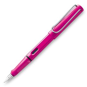 Lamy Safari Parlak Pembe Dolma-Roller Kalem Seti