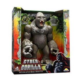 Lanard Toys 27 cm Jurassic Clash Siber Goril Figürü