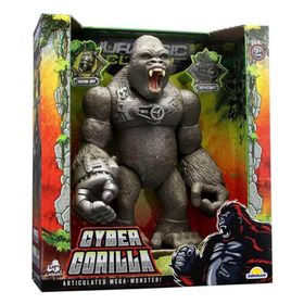 Lanard Toys 27 cm Jurassic Clash Siber Goril Figürü