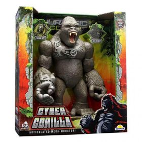 Lanard Toys 27 cm Jurassic Clash Siber Goril Figürü