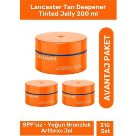 Lancaster Tan Deepener Tinted Jelly 200 ml - 3 Adet