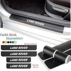 Land Rover 4 Adet Karbon Kapı Eşiği Sticker