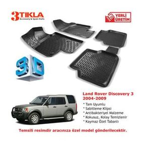 Land Rover Discovery 3 2004-2009 Seti 3D Havuzlu Paspas