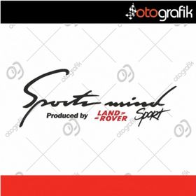 Land Rover Sports Mind Oto Sticker