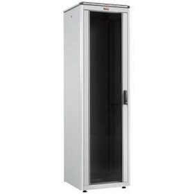 Lande 32U 600x600 Siyah Tekerlekli Rack Kabin