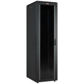 Lande 32U 600x800 Siyah Tekerlekli Rack Kabin