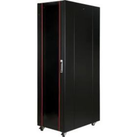 Lande 42U 600x1000 Siyah Tekerlekli Rack Kabin